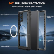 Load image into Gallery viewer, Magnetic for Samsung Galaxy S25 Ultra Case with HD Screen Protector, BlackHD_235
