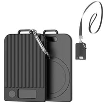 Load image into Gallery viewer, Magnetic Holder for Plaud Note&amp;Plaud Note Pro(2025) with Lanyard&amp;Carabiner,Anti-Scratch Hard Slim PC Portable Protective Case Ai Voice Recorder Accessories, BLACK_1
