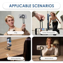 Load image into Gallery viewer, Magnetic Pocket Phone Tripod Stand,MA30 Mini Portable Cell Phone Holder, Black_96
