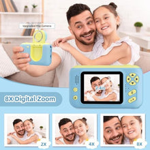 Load image into Gallery viewer, Makolle Camera for Kids, Toddler Volging Cameras Age 3-8 Christmas Birthday Gifts for Boys and Girls 3-12 Year Old Boys Digital Camcorder for Video Portable Kids Selfie Camera with SD Card Blue_1449
