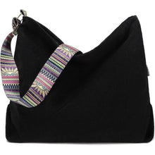 Load image into Gallery viewer, Makukke Tote Bag Women Large Crossbody Bag Stylish Handbag for Women Corduroy Hobo Bag Fashion shoulder Bag Purse, Black_1
