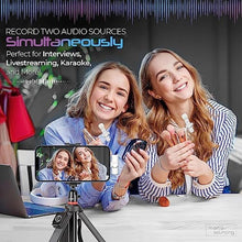 Load image into Gallery viewer, MANA Wireless Lavalier Microphone with Active Noise Reduction - Wireless Lapel Clip On Mic for Content Creator - Mini Mic for iPhone Lightning Port - White_328
