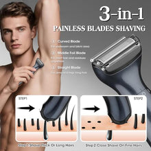 Load image into Gallery viewer, Manscape Ball Trimmer for Men,Body&amp; Pubic Hair Trimmer and Groin Hair Shaver for Women &amp; Men Pubic Hair, Private Area, Legs, Eyebrow,Face, Nose, Eyebrow, Body Hair Removal IPX5 Waterproof LED Display_21
