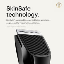 Load image into Gallery viewer, MANSCAPED The Lawn Mower 4.0, Electric Groin Hair Trimmer, Replaceable SkinSafe Ceramic Blade Heads, Waterproof Wet/Dry Clippers, Rechargeable, Wireless Charging, Male Hygiene Grooming Razor, BlackBlack_1419
