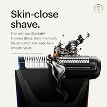 Load image into Gallery viewer, MANSCAPED The Lawn Mower 5.0 Ultra Groin &amp; Body Hair Trimmer Dual-Head SkinSafe Trimmer &amp; Foil Blades, Waterproof Wet/Dry Groomer, USB-C Rechargeable with Travel Case, Mens Ball Shaver, Black, TuxedoBlack_809
