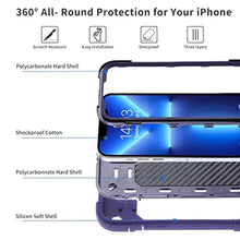 Load image into Gallery viewer, MARKILL Compatible with iPhone 13 Pro Max Case 6.7 Inch with Ring Stand, Heavy-Duty Military Grade Shockproof Phone Kids Cover for iPhone 13 Pro Max_66

