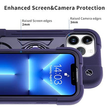 Load image into Gallery viewer, MARKILL Compatible with iPhone 13 Pro Max Case 6.7 Inch with Ring Stand, Heavy-Duty Military Grade Shockproof Phone Kids Cover for iPhone 13 Pro Max_67

