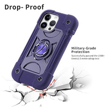 Load image into Gallery viewer, MARKILL Compatible with iPhone 13 Pro Max Case 6.7 Inch with Ring Stand, Heavy-Duty Military Grade Shockproof Phone Kids Cover for iPhone 13 Pro Max_68
