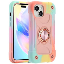 Load image into Gallery viewer, MARKILL Compatible with iPhone 15 Case 6.1 Inch with Built-in Kickstand, [Full Body Rugged Military Grade] Drop Protection Heavy Duty Case 3 in 1 Protective Durable Cover for iPhone 15_1
