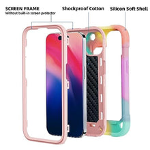 Load image into Gallery viewer, MARKILL Compatible with iPhone 15 Case 6.1 Inch with Built-in Kickstand, [Full Body Rugged Military Grade] Drop Protection Heavy Duty Case 3 in 1 Protective Durable Cover for iPhone 15_3285
