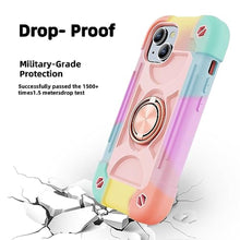 Load image into Gallery viewer, MARKILL Compatible with iPhone 15 Case 6.1 Inch with Built-in Kickstand, [Full Body Rugged Military Grade] Drop Protection Heavy Duty Case 3 in 1 Protective Durable Cover for iPhone 15_3286
