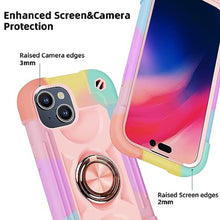 Load image into Gallery viewer, MARKILL Compatible with iPhone 15 Case 6.1 Inch with Built-in Kickstand, [Full Body Rugged Military Grade] Drop Protection Heavy Duty Case 3 in 1 Protective Durable Cover for iPhone 15_3287
