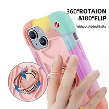 Load image into Gallery viewer, MARKILL Compatible with iPhone 15 Case 6.1 Inch with Built-in Kickstand, [Full Body Rugged Military Grade] Drop Protection Heavy Duty Case 3 in 1 Protective Durable Cover for iPhone 15_3288
