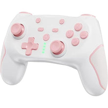 Load image into Gallery viewer, Matbip Wireless Pro Controller for Switch/Switch 2/Switch Lite/Switch OLED, wireless controller for switch with 2 back buttons, 3-level TURBO adjustable (Pink)_1
