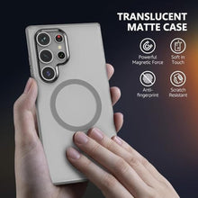 Load image into Gallery viewer, MATEPROX Magnetic Design for Samsung Galaxy S24 Ultra Case, Stylish Slim an-ti Yellow Translucent Matte Shockproof Protective Cover for S 24 Ultra 6.8'' 2024-Titanium Gray, TitaniumGray_7361
