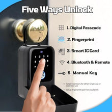 Load image into Gallery viewer, Matrix II Smart Key Lock Box by LINKSTYLE Includes WiFi Hub (2.4GHz wi-fi only) for Remote Access, Waterproof, Wall mountable, 5-Unlock Modes, for Airbnb, Realtors, Hotels, Car Rentals_1225
