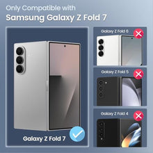 Load image into Gallery viewer, Maxdara for Samsung Z Fold 7 Case, with Privacy Tempered Glass Screen Protector &amp; Support Wireless Charging Protective Phone Cover for Samsung Galaxy Z Fold 7 5G (Blue)_1473
