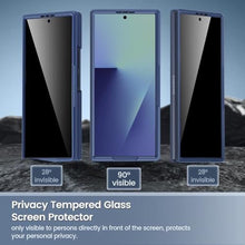 Load image into Gallery viewer, Maxdara for Samsung Z Fold 7 Case, with Privacy Tempered Glass Screen Protector &amp; Support Wireless Charging Protective Phone Cover for Samsung Galaxy Z Fold 7 5G (Blue)_1474
