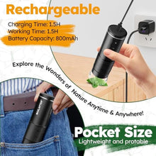 Load image into Gallery viewer, MAXLAPTER Wireless Digital Microscope, 50X-1000X Portable USB WiFi Handheld Digital Microscope for Adults Kids, with 5 Microscope Slides, Compatible with iPhone iPad Android Windows Mac_1306
