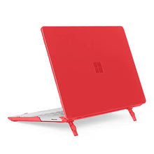 Load image into Gallery viewer, mCover Case Compatible ONLY for 2020-2024 12.4" Microsoft Surface Laptop Go 3/2 / 1 with Touch Screen (NOT Compatible with Any Other Surface Models) - Red_1
