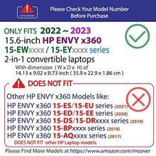 Load image into Gallery viewer, mCover Case ONLY Compatible for 2022 ~ 2023 15.6" HP Envy x360 15-EW0000 (Intel CPU) / 15-EY0000 (AMD CPU) Series Laptop ( NOT Fitting Any Other HP Models ) - Clear_1149
