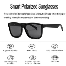 Load image into Gallery viewer, Meagtlva Smart Glasses for Men - Bluetooth Sunglasses with Voice Assistant, Sunlens_131
