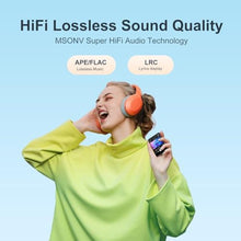 Load image into Gallery viewer, MECHEN 64GB MP3 Player Bluetooth 5.3 with 2.4" Full Touch ScreenPortable Digital Music Player with SpeakerFM Radio, Line Recording, HiFi Lossless Sound, Support up to 128GB. (Black)_2654
