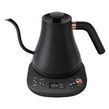 Load image into Gallery viewer, Mecity Electric Kettle Gooseneck Pour Over Kettle 1 Temperature Control Quick Heating Water Boiler for Coffee &amp; Tea &amp; Formula Auto Shut Off Tea Kettle 1200 Watt, 0.8L, Matt Black, Barista Edition, MattBlack_1
