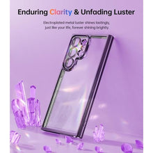 Load image into Gallery viewer, Meifigno Candy Series Case Designed for Samsung Galaxy S24 Ultra, [Glitter Card &amp; Wrist Strap] [Full Camera Lens Protection] Case for Women Girls Designed for Galaxy S24 Ultra 6.8,Violet Titanium, DeepPurple_1575
