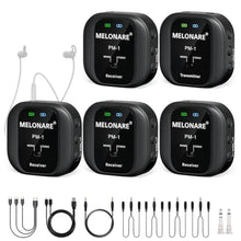 Load image into Gallery viewer, MELONARE UHF Wireless IEM System Mono/Stereo Selection PM-1-4R, Black_1
