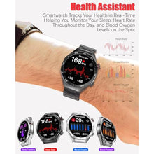 Load image into Gallery viewer, Men's Smart Watch 1.52" HD Touch Screen Sports Fitness Tracker with Bluetooth Calls IP67 Waterproof Smartwatch for Men 24/7 Heart Rate/Blood Pressure/Sleep Monitor, Support for Android iOS (Black)_1819
