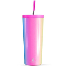 Load image into Gallery viewer, Meoky 24 oz Insulated Tumbler with Lid and Straw, Stainless Steel Vacuum Insulated Tumbler, Keeps Cold for 24 Hours, 100% Leak Proof, Fits in Car Cup Holder (Fairytale)_1

