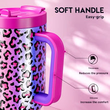 Load image into Gallery viewer, Meoky 32 oz Tumbler with Handle and DUO 2-in-1 Lid (RL)_6210
