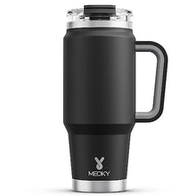 Load image into Gallery viewer, Meoky 32 oz Tumbler with Handle, Insulated Tumbler with Lid and Straw, Stainless Steel Travel Mug, Keeps Cold for 24 Hours, 100% Leak Proof, Fits in Car Cup Holder (Night)_1
