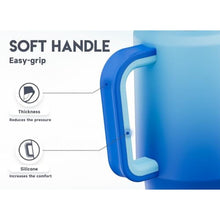 Load image into Gallery viewer, Meoky 32 oz Tumbler with Handle, Insulated Tumbler with Lid and Straw, Stainless Steel Travel Mug, Keeps Cold for 24 Hours, 100% Leak Proof, Fits in Car Cup Holder (Sky), Blue_6632
