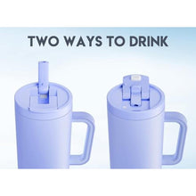 Load image into Gallery viewer, Meoky 40 oz Tumbler with Handle and DUO 2-in-1 Lid (PR)_6197
