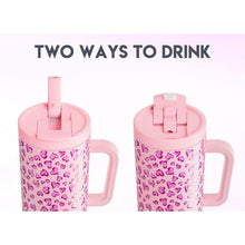 Load image into Gallery viewer, Meoky 40 oz Tumbler with Handle and DUO 2-in-1 Lid (PL)_4750
