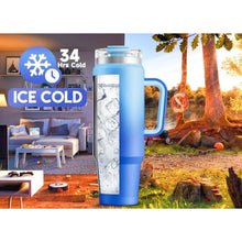 Load image into Gallery viewer, Meoky 40 oz Tumbler with Handle and Straw, Insulated Tumbler with Lid and Straw, Stainless Steel Travel Mug, Keeps Cold for 34 Hours, 100% Leak Proof, Fits in Car Cup Holder (Sky)_4619
