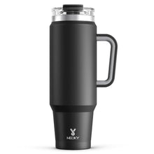 Load image into Gallery viewer, Meoky 40 oz Tumbler with Handle and Straw, Insulated Tumbler with Lid and Straw, Stainless Steel Travel Mug, Keeps Cold for 34 Hours, 100% Leak Proof, Fits in Car Cup Holder (Night)_1

