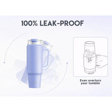 Load image into Gallery viewer, Meoky 40oz Tumbler with Handle, Stainless Steel Travel Mug with 2-in-1 Straw and Sip Lid, Vacuum Insulated Coffee Mug, 100% Leak Proof, Keeps Cold for 34 Hours or Hot for 10 Hours (Lilac)_5293
