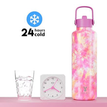 Load image into Gallery viewer, Meoky Water Bottle with Straw for Women: 24 oz Stainless Steel Insulated Water Bottle BPA-Free for Home Office Sports - Girlfriend Wife Mom, Sakura_5793

