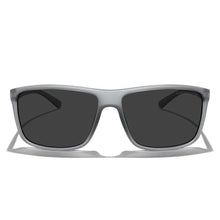 Load image into Gallery viewer, MERRY'S Rectangular Polarized Sports Sunglasses for Men Women Cycling Driving Fishing UV400 Protection S8225, TraGrayFrameGrayMetalBlackLens_3262
