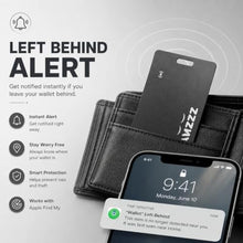 Load image into Gallery viewer, MFi Certified Wallet Tracker Card Works with Apple Find My Slim 0.07in, Black_2150
