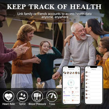 Load image into Gallery viewer, Milavan Smart Health Ring 2.0 for Women Men, Slim Scratch &amp; Fingerprint Resistant Design,Efficient Chip Fitness Tracker, Monitors Heart, Blood Oxygen &amp; Pressure, Sleep, Steps, Waterproof, Coral 8, RoseGold_1884
