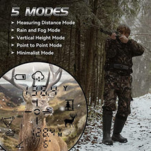 Load image into Gallery viewer, MiLESEEY PFSH 1100 Yards Hunting/Golf Rangefinder with Slope Switch, 7.5 Large View Angle Hunt Range Finder Supports Rain and Fog Mode, Height Measuring >90% High Transmittance, 0.5Y Accuracy, forestgreen_137

