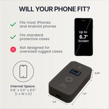 Load image into Gallery viewer, Mindsight Personal Timed Lock Box | Beat Everyday Temptations &amp; Screen Time | 3 Commitment Modes | Fits 1 Phone with Standard Case | Charges While Locked | Out of Sight, Out of Mind, MatteBlack_73
