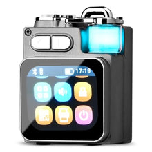 Load image into Gallery viewer, Mini Bluetooth Speaker, Smart Wireless Portable Speaker with Touchscreen, Loud HD Sound, LED Lights, BT5.4, All In One Small Audio for Home/Outdoor/Travel/Shower/Party/Beach/Camping/Hiking/Cycling, Zinc_1
