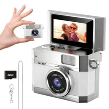 Load image into Gallery viewer, Mini Thumb Digital Camera Keychain Portable, White_1
