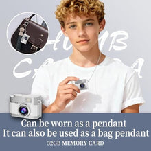 Load image into Gallery viewer, Mini Thumb Digital Camera Keychain Portable, White_494
