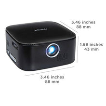 Load image into Gallery viewer, Miroir M75 Portable Projector | 50 Picture LED Movie Projector with Built-In HDMI &amp; Speakers | Rechargeable Mini Projector for 2 Hours of Outdoor Entertainment | TV, Game Console, &amp; Phone Projector_3249
